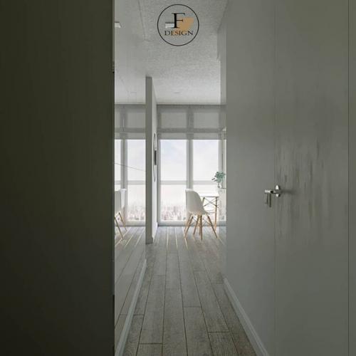 Дизайн 1-комнатной квартиры 29 кв. 01