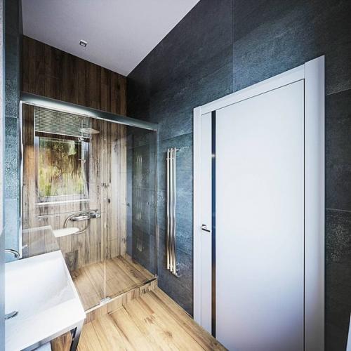 Душевая комната в стиле лофт. 02