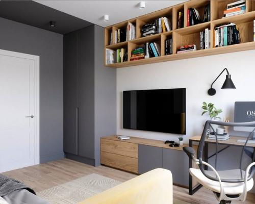 Лишь в том случае, если правильно расставить яркие акценты в интерьере, комната заиграет другими красками. 03