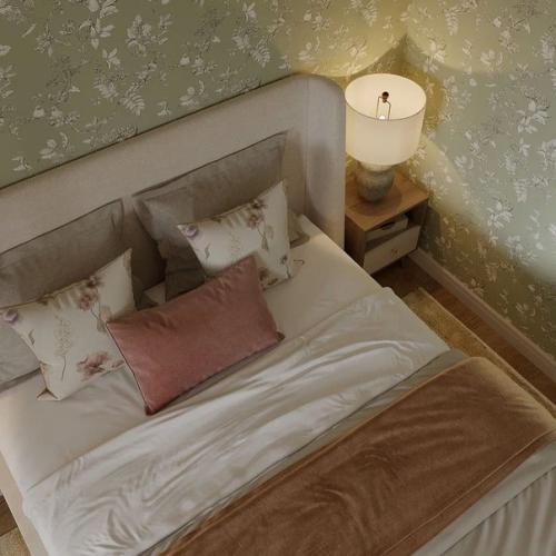 Зонирование жилого пространства стеклянной перегородкой. 03