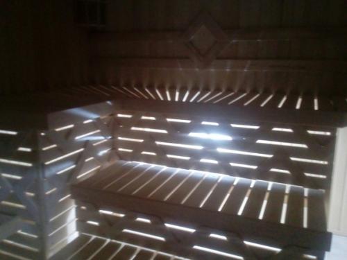 Делал внутреннюю отделку в баньке. 05