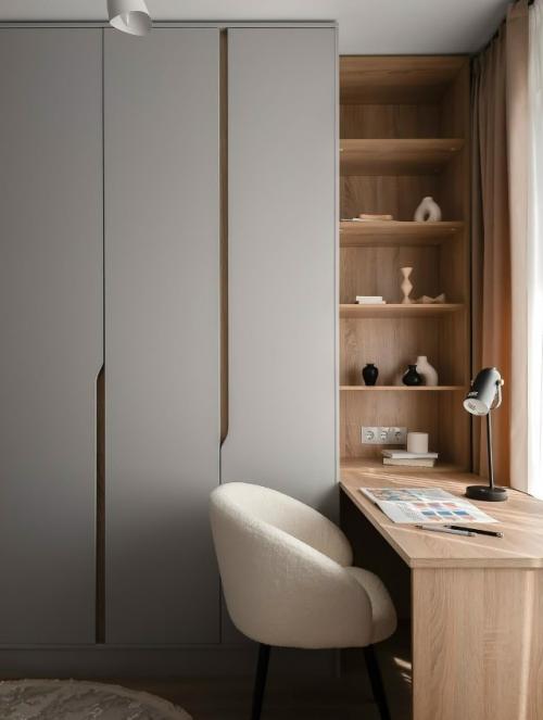 Комната, в которой сочетаются лёгкость, уют и вдохновляющая атмосфера. 04