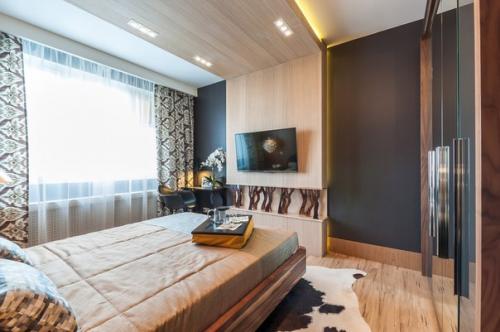 Спальня 13 кв м. в однокомнатной квартире. 02