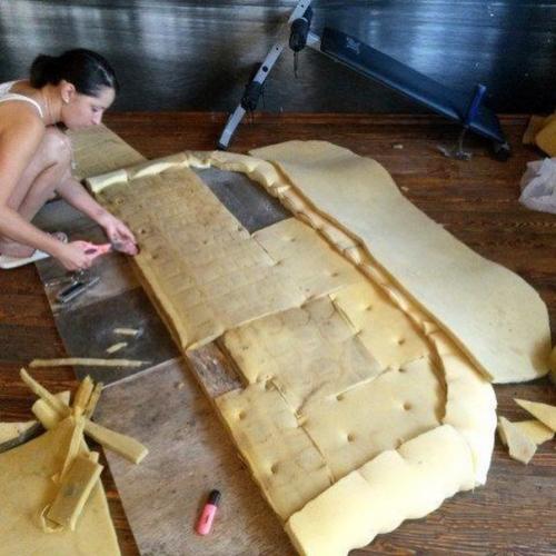 Кровать на даче своими руками делала! 06