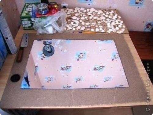 Зеркало Морское, декор своими руками. 01