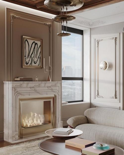 Невероятно красивый дизайн кухни - гостиной. 03