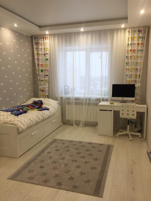 Комната для ребенка в серых тонах. 03