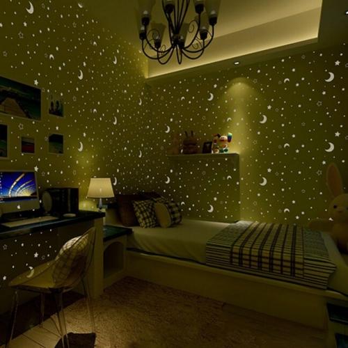 Светящиеся обои привнесут волшебства в любой дом или квартиру. 02