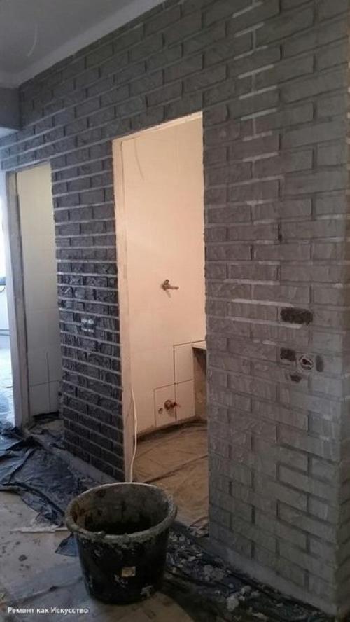Кирпичная стена своими руками с минимум затрат. 01