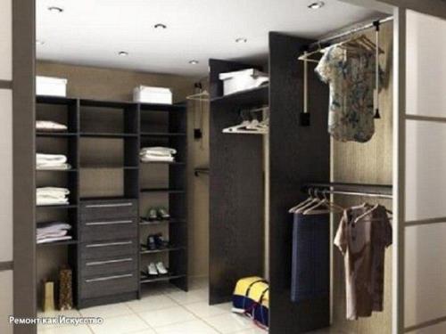 Гардеробная комната.  Дизайн и обустройство систем хранения. 04