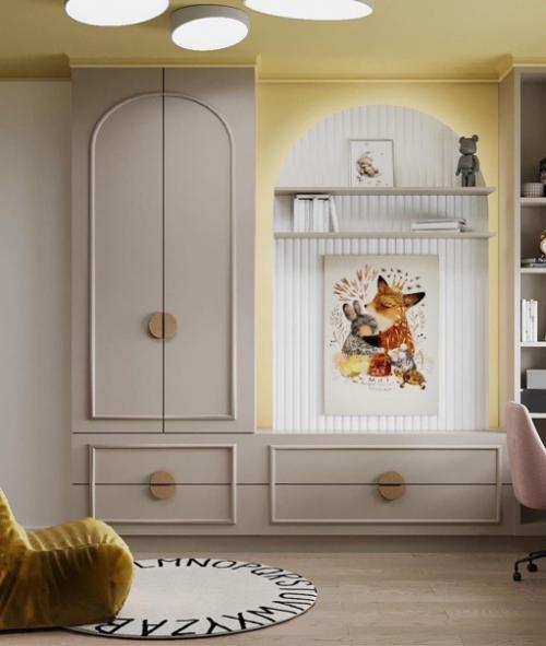 Просто идеальная детская комната для двух принцесс. 04