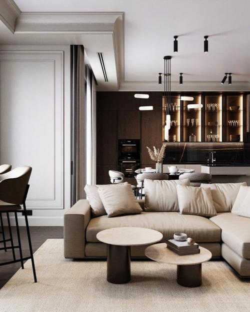 Какой стильный дизайн - проект квартиры. 01