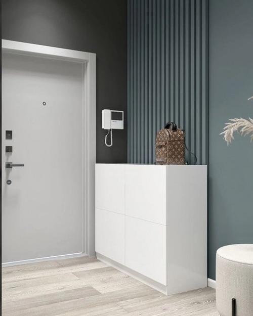 Школа ремонта.  Небольшая и яркая кухня - гостиная. 07