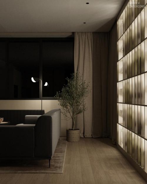 Хорошо освещённая студия, площадью - 43 кв. 06