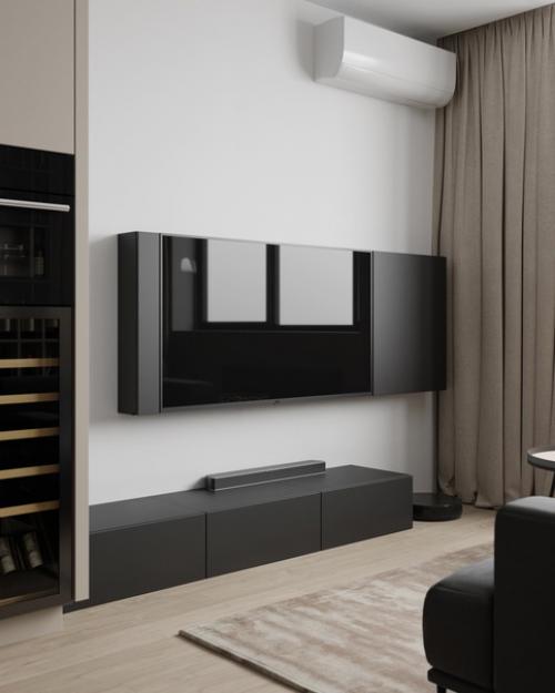 Хорошо освещённая студия, площадью - 43 кв. 07