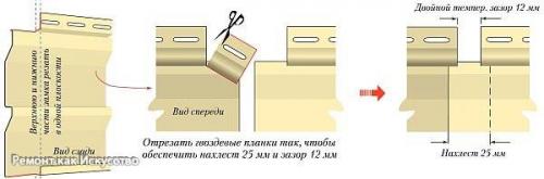 Обшивка фронтона виниловым сайдингом. 05 Обшивка фронтона виниловым сайдингом. 05