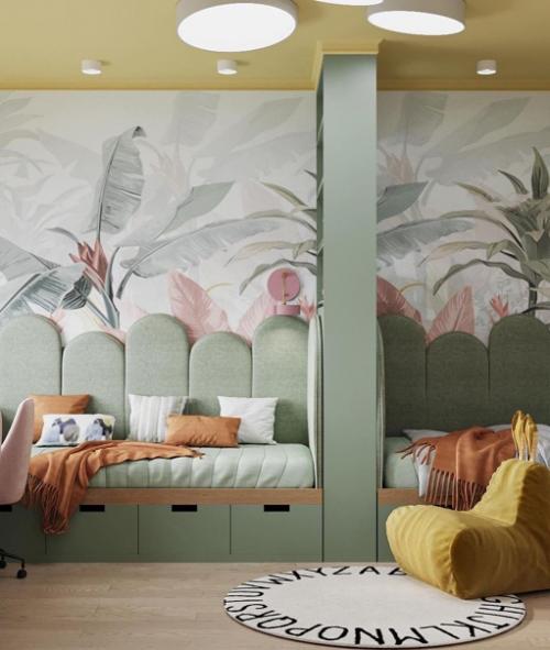 Просто идеальная детская комната для двух принцесс. 01