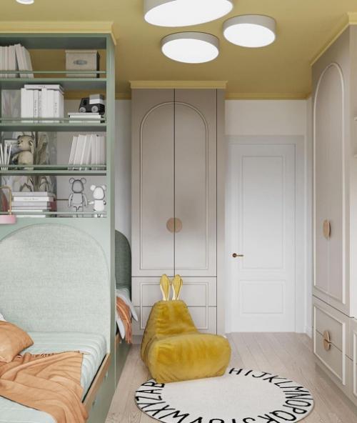 Просто идеальная детская комната для двух принцесс. 02