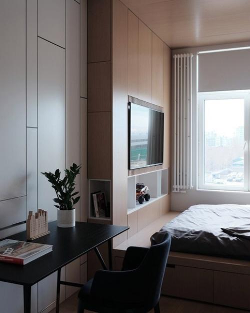 Владельцы квартиры люди практичные, любят минимализм и порядок. 05