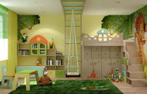 Всё лучшее - детям: прошли времена, когда детские комнаты делались просто и без фантазии. 03