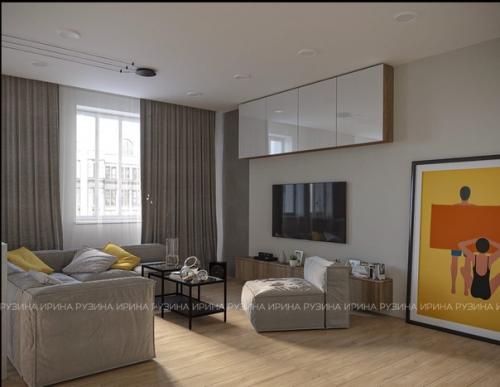 Дизайн - проект интерьера двухкомнатной квартиры. 05