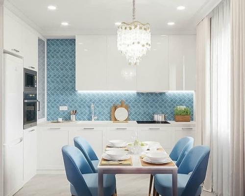 Однокомнатная квартира с зонированием комнаты на спальню и гостиную. 05