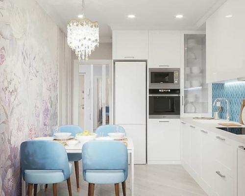 Однокомнатная квартира с зонированием комнаты на спальню и гостиную. 06