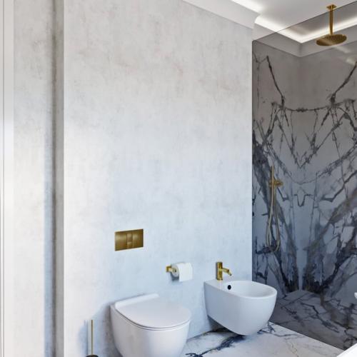 Большая ванная комната с окном. 01