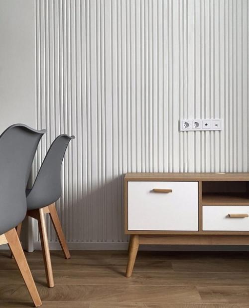 Лаконичный и приятный интерьер кухни. 03