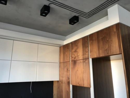 Реализация в процессе, дизайн - проект квартиры в стиле Минимализм с элементами лофт. 01