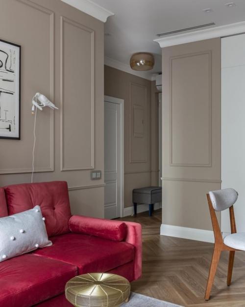 Интерьер этой квартиры создавался для молодой мечтательной девушки, студентки магистратуры, которая всем сердцем обожает Францию. 04