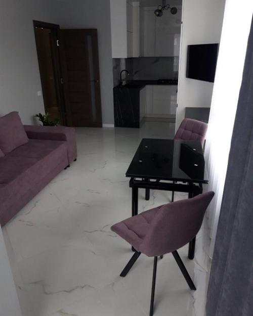 Однокомнатная квартира + кухня - студия. 02