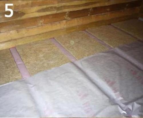 Черновой пол в деревянном доме. 04 Черновой пол в деревянном доме. 04