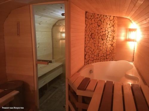 Своими руками из старой будки сделал вот такую красотку баньку. 09