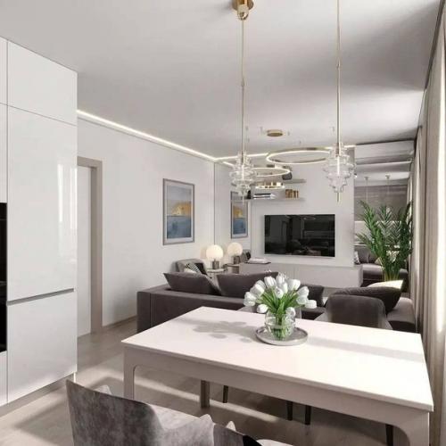 Светлые тона в интерьере - это всегда удачное решение. 01