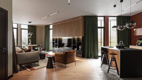 Лаконичный интерьер квартиры. 03