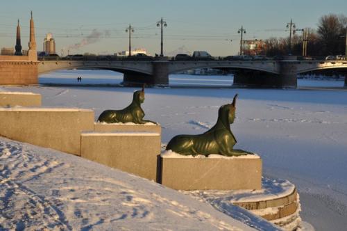 Петербургские сфинксы. Ангел на шпиле петропавловской крепости, кораблик на адмиралтействе, медный всадник. 07