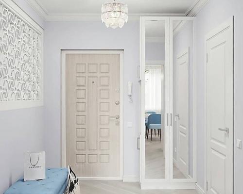 Однокомнатная квартира с зонированием комнаты на спальню и гостиную. 08