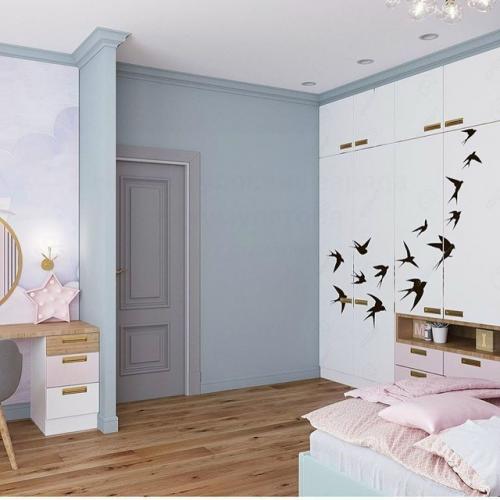 Волшебная спальня!  В детстве мы о таких и мечтать не могли, хорошо, что сейчас это доступно. 02