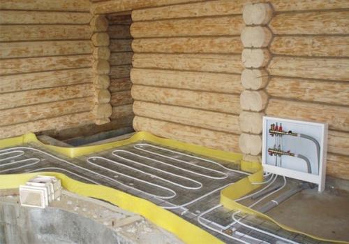 Как сделать пол в бане своими руками. 05