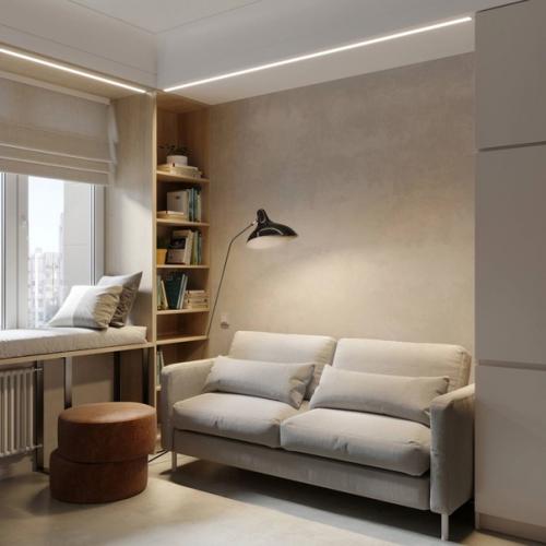 Интерьер однокомнатной квартиры. 04