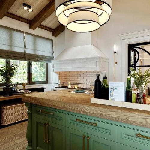 Очень нравится когда в интерьере присутствуют оттенки зелёного цвета. 03