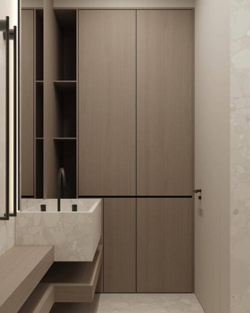 Просторная ванная комната в современном стиле. 06