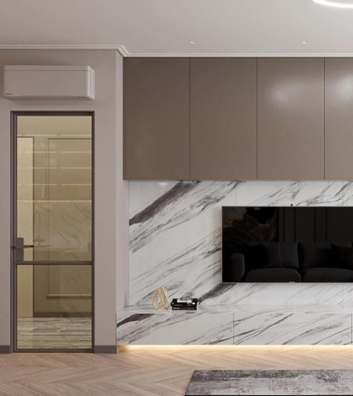 Еще один шикарный дизайн - проект кухни - гостиной. 06