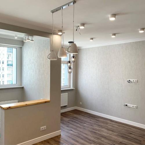 Кухня - гостиная.  Фото сразу после ремонта. 03