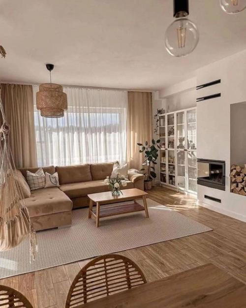 Скандинавский стиль в интерьере загородного дома. 01