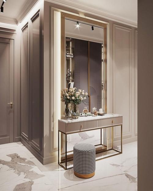 Проект холла.  Очень интересный дизайн. 02