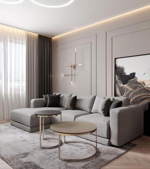 Еще один шикарный дизайн - проект кухни - гостиной. 03