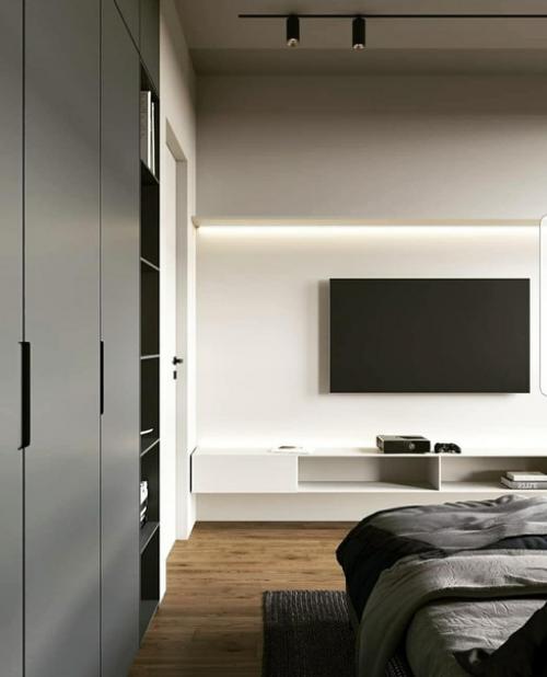 Стильный и очень оригинальный проект комнаты для подростка. 02