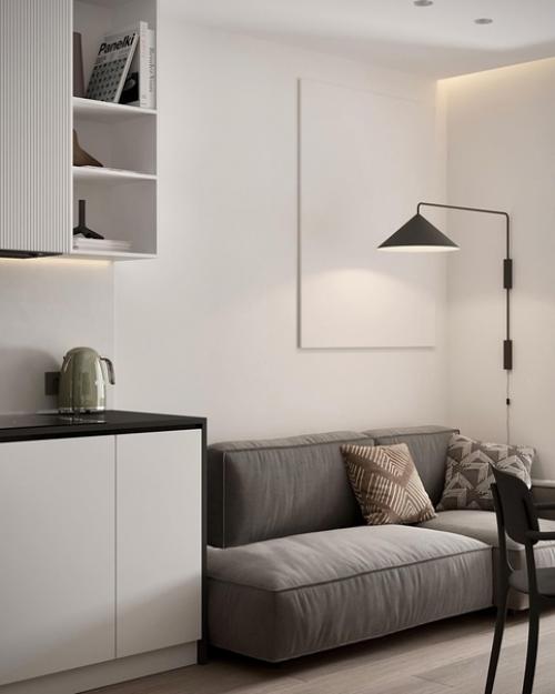 Дизайн - проект двухкомнатной квартиры. 01